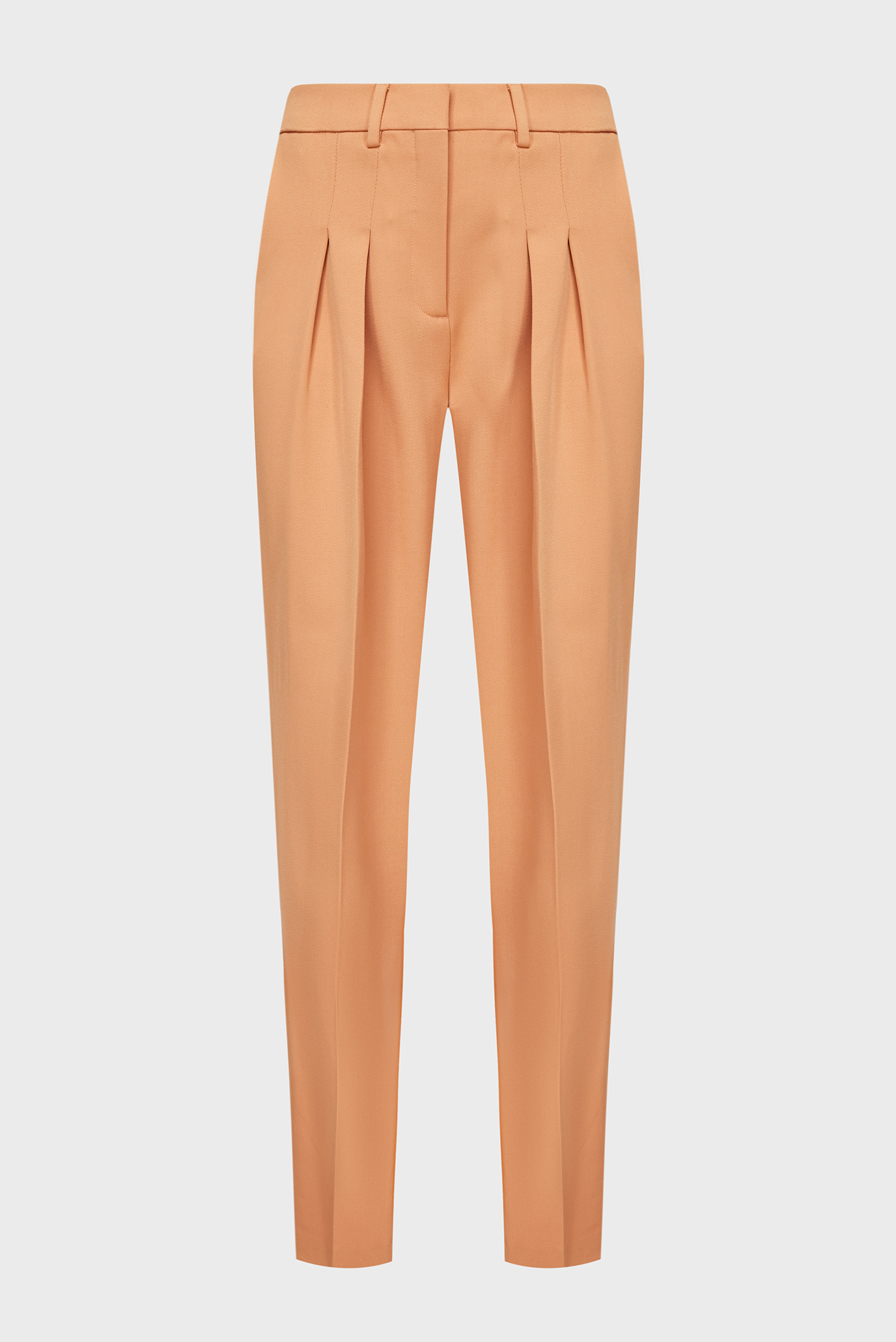 Жіночі помаранчеві брюки WOOL TWILL PLEATED STRAIGHT PANT 1