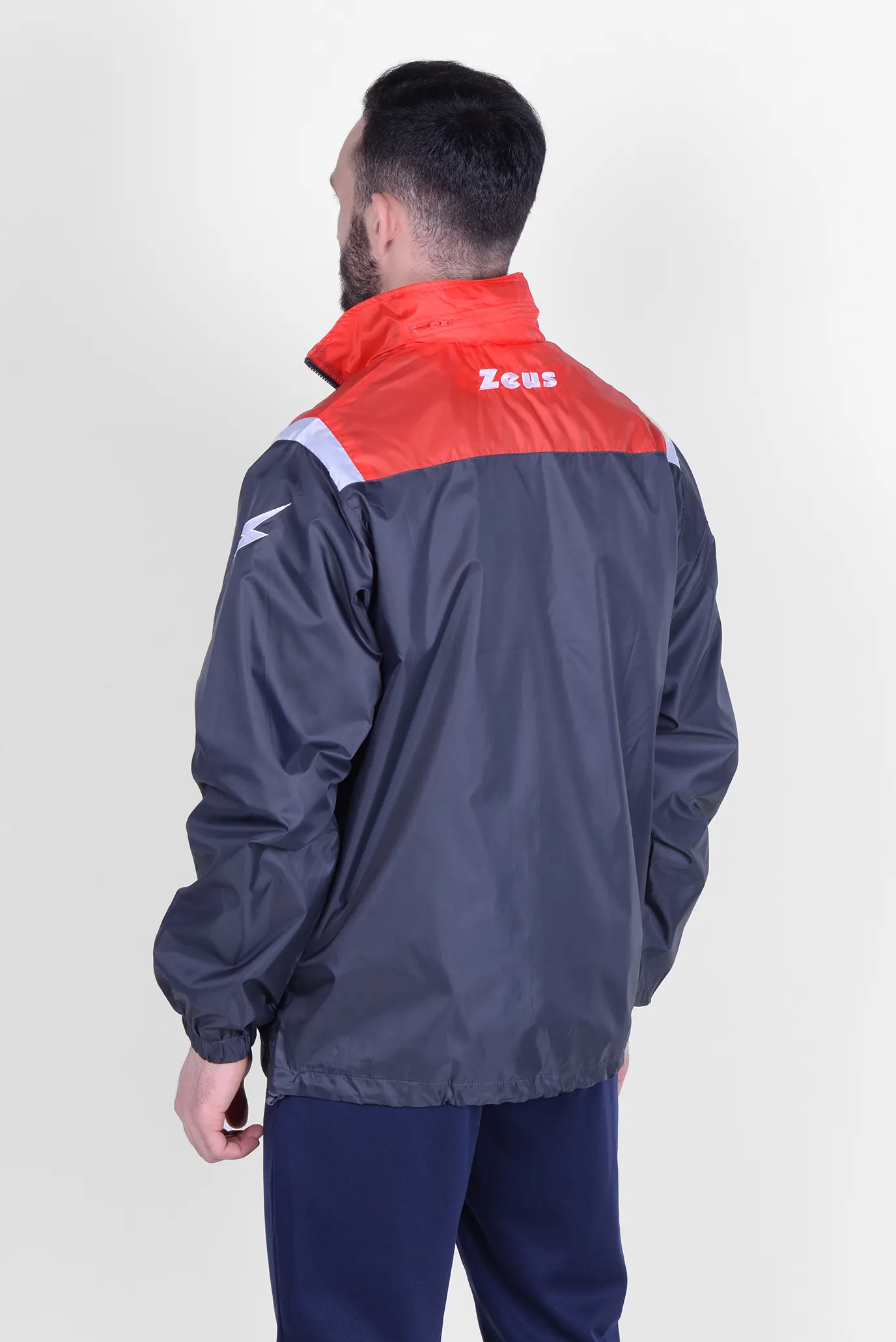 Мужская серая ветровка Zeus K-WAY VESUVIO RE/DG Zeus Z00710