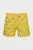 Мужские желтые плавательные шорты с узором LIGHTING MICRO FANTASY