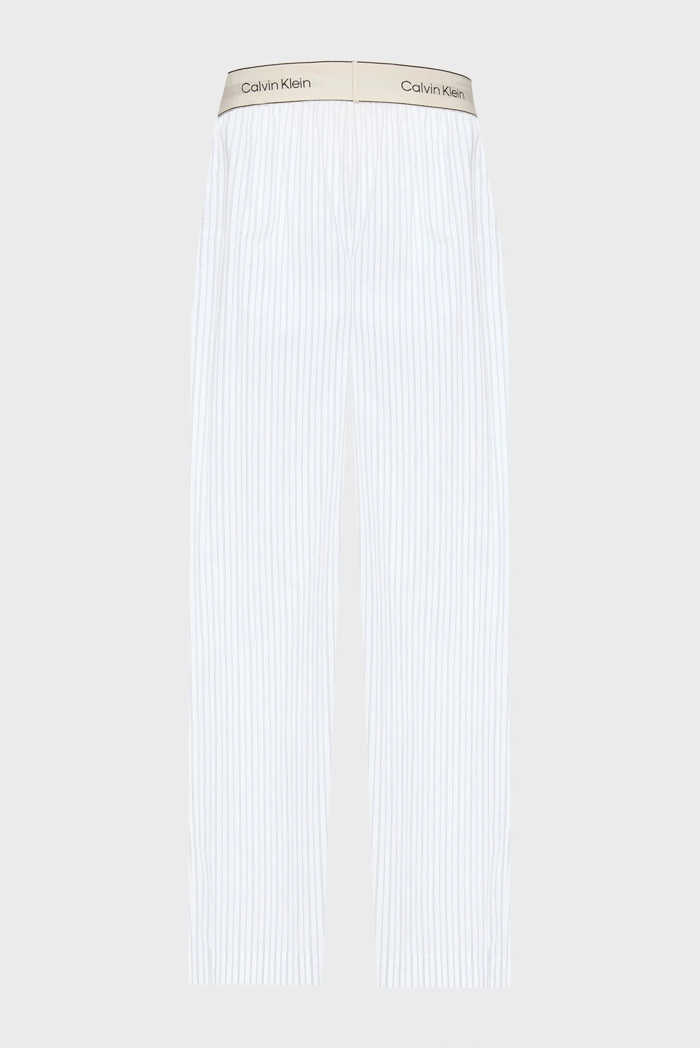 Мужские белые брюки в полоску SLEEP PANT 9