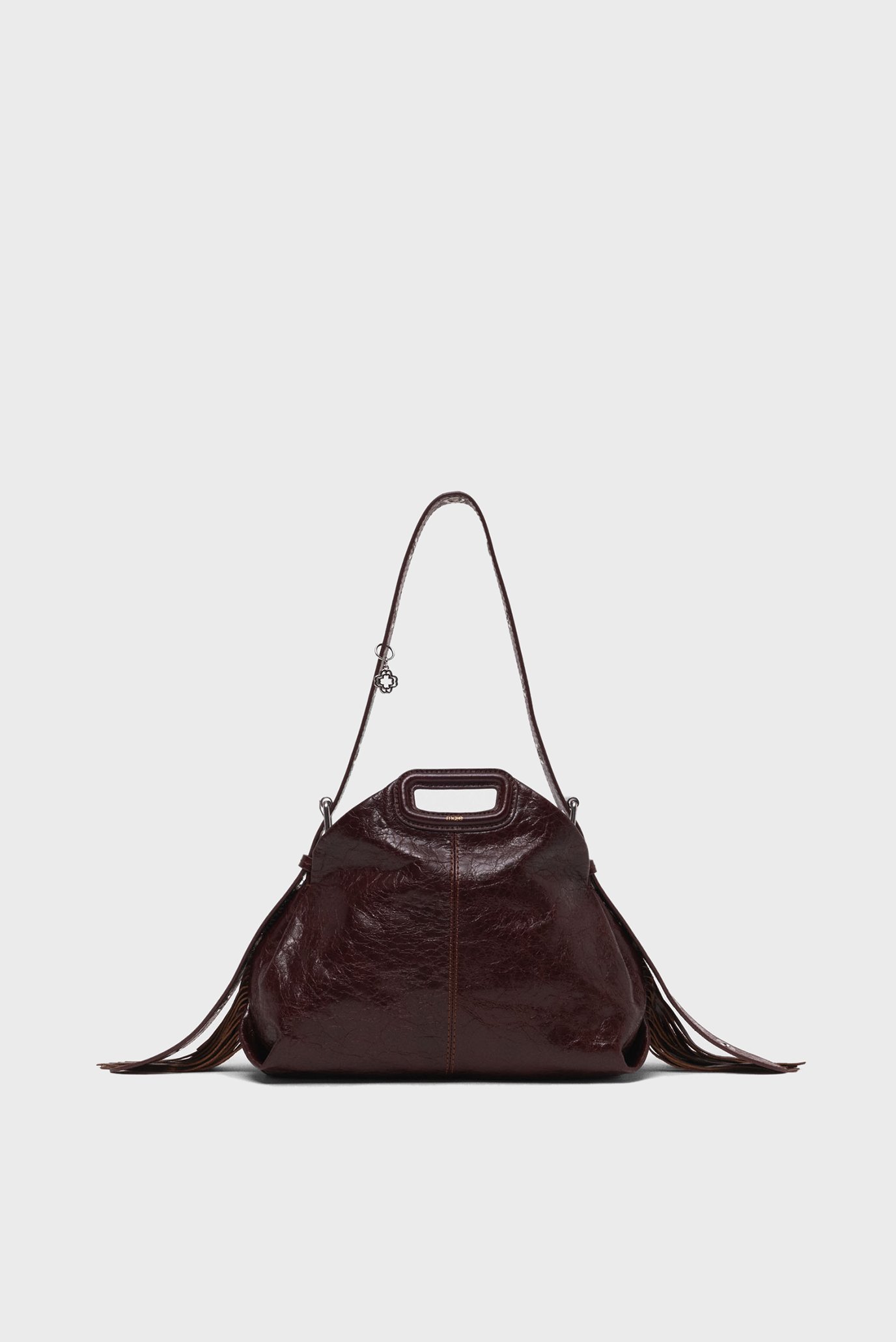 Женская темно-коричневая кожаная сумка Miss M Коричневый ONESIZE MAJE MFASA01303_Dark brown Женская темно-коричневая кожаная сумка Miss M Коричневый ONESIZE MAJE MFASA01303_Dark brown