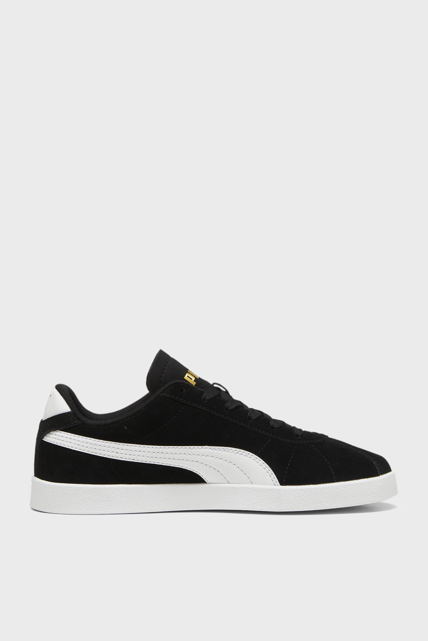 Черные замшевые сникерсы PUMA Club II Suede Sneakers Unisex 1