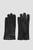 Мужские черные кожаные перчатки