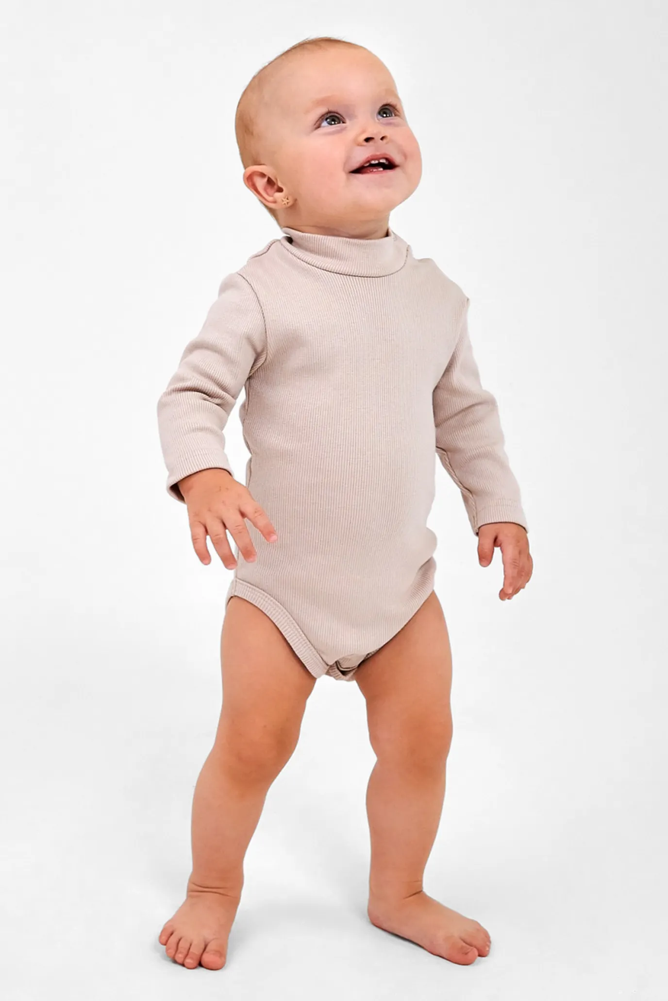 Детское бежевое боди 1