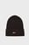 Женская черная шапка TJW ELONGATED FLAG BEANIE