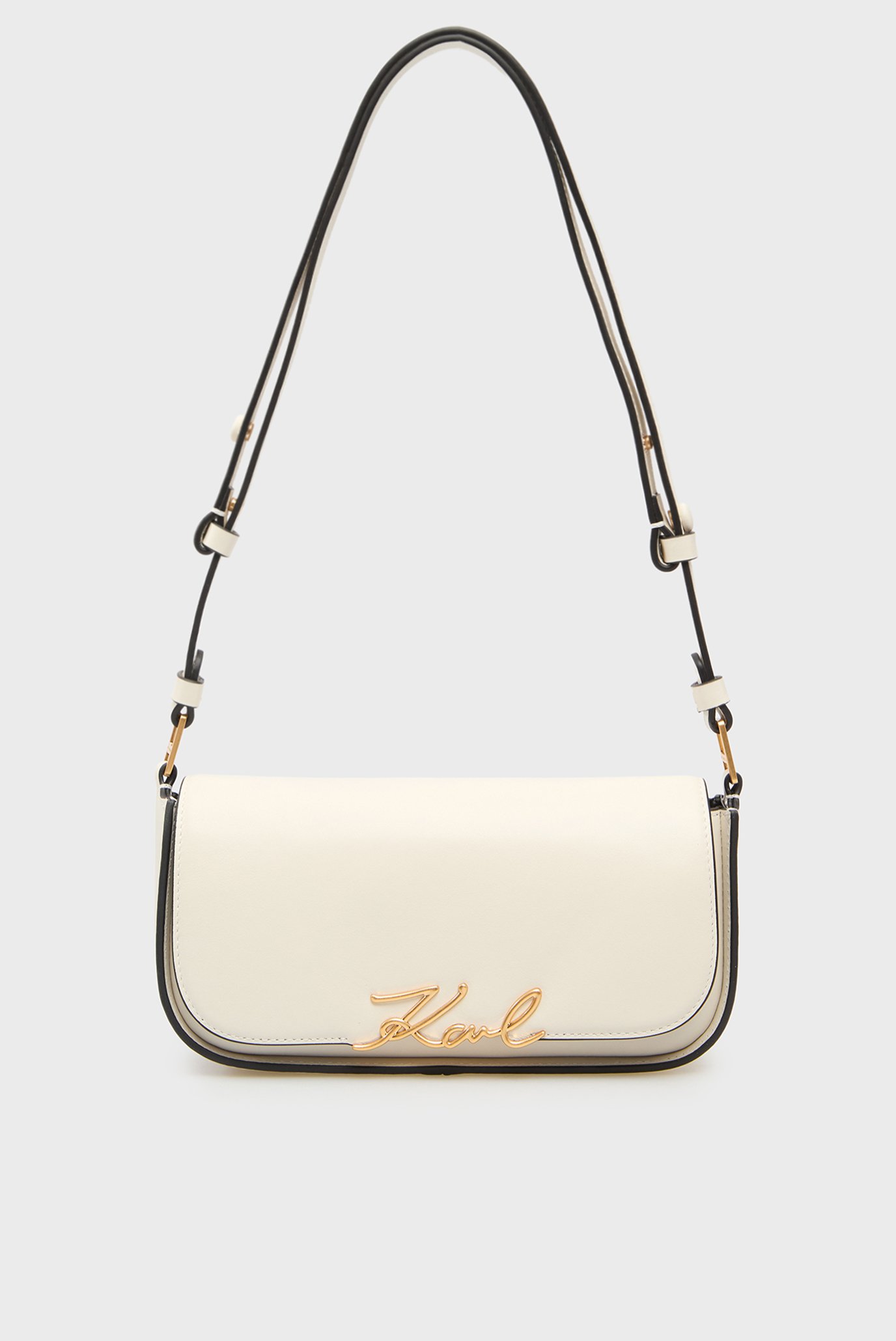 Женская белая кожаная сумка signature Белый ONESIZE Karl Lagerfeld A1W30039 Женская белая кожаная сумка signature Белый ONESIZE Karl Lagerfeld A1W30039