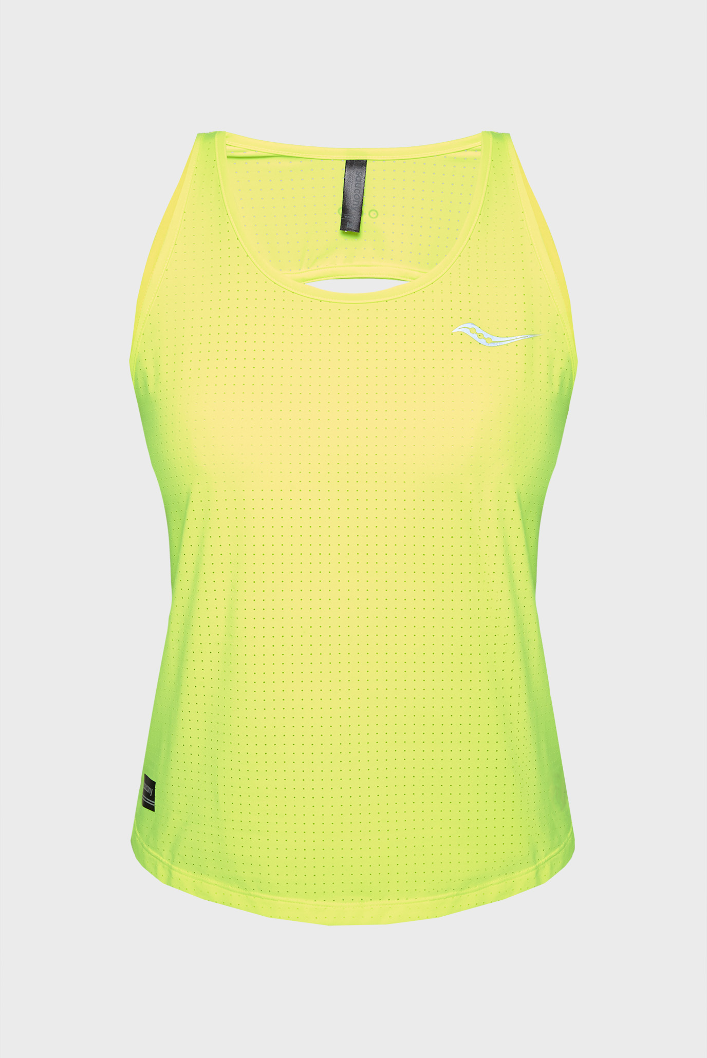 Женская салатовая майка KINVARA Салатовый M Saucony SAW800530-CT Женская салатовая майка KINVARA Салатовый M Saucony SAW800530-CT