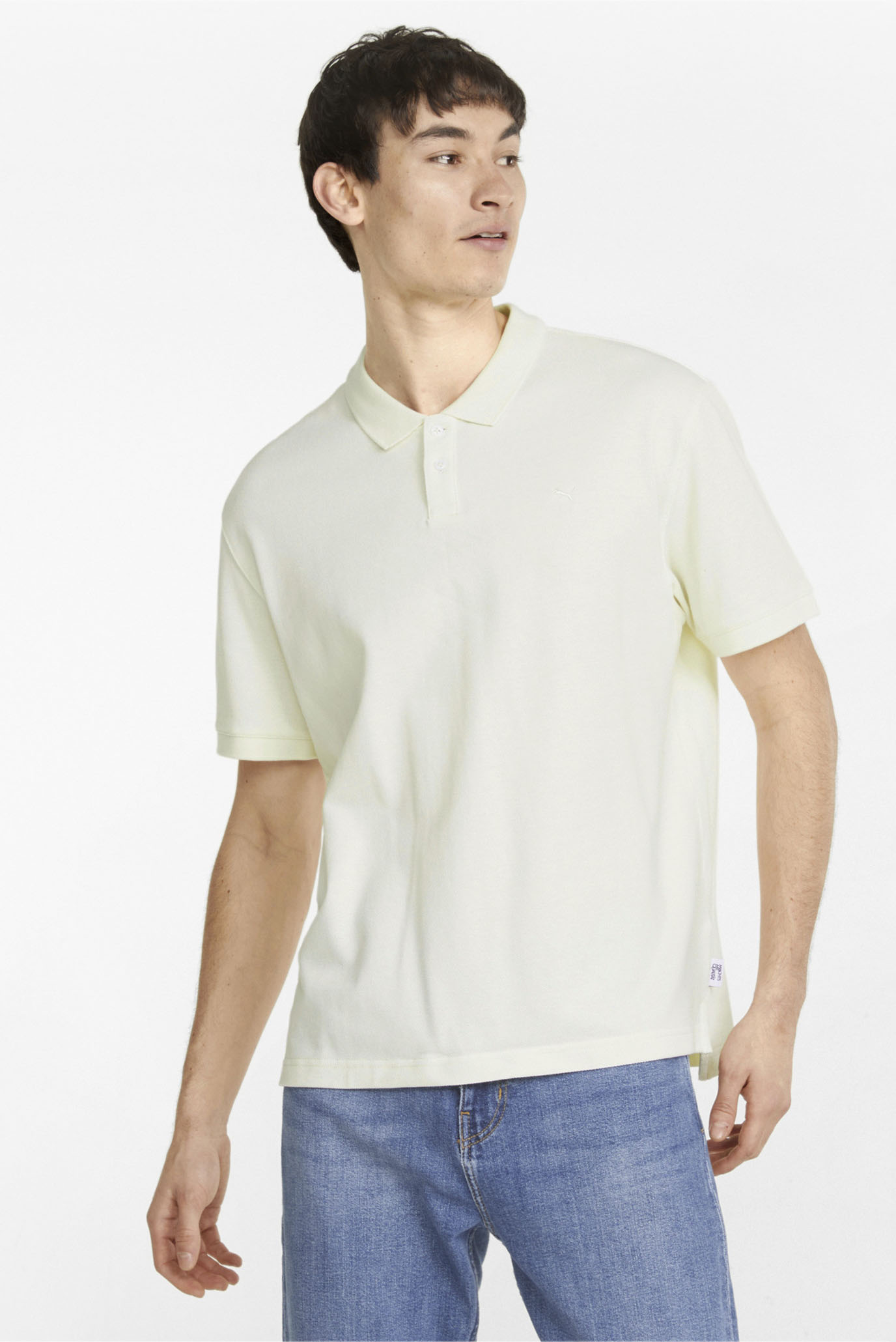 Мужское белое поло MMQ Polo Shirt 1