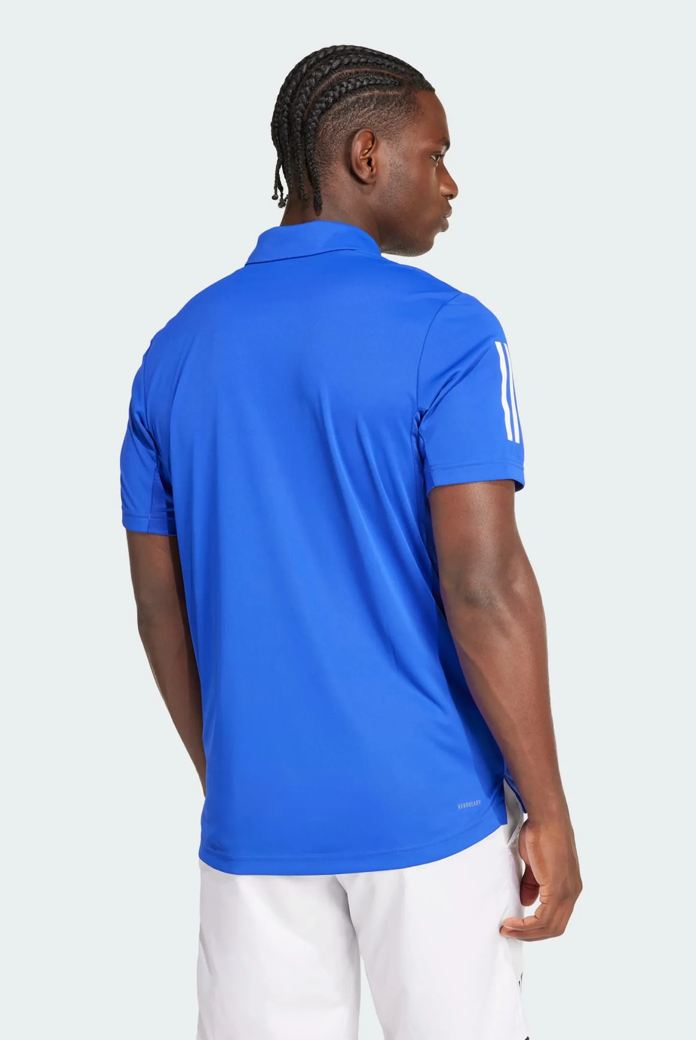 Чоловіче синє поло Club 3-Stripes Tennis 3