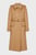 Женское бежевое шерстяное пальто WOOL BLEND DB PADDED MAXI