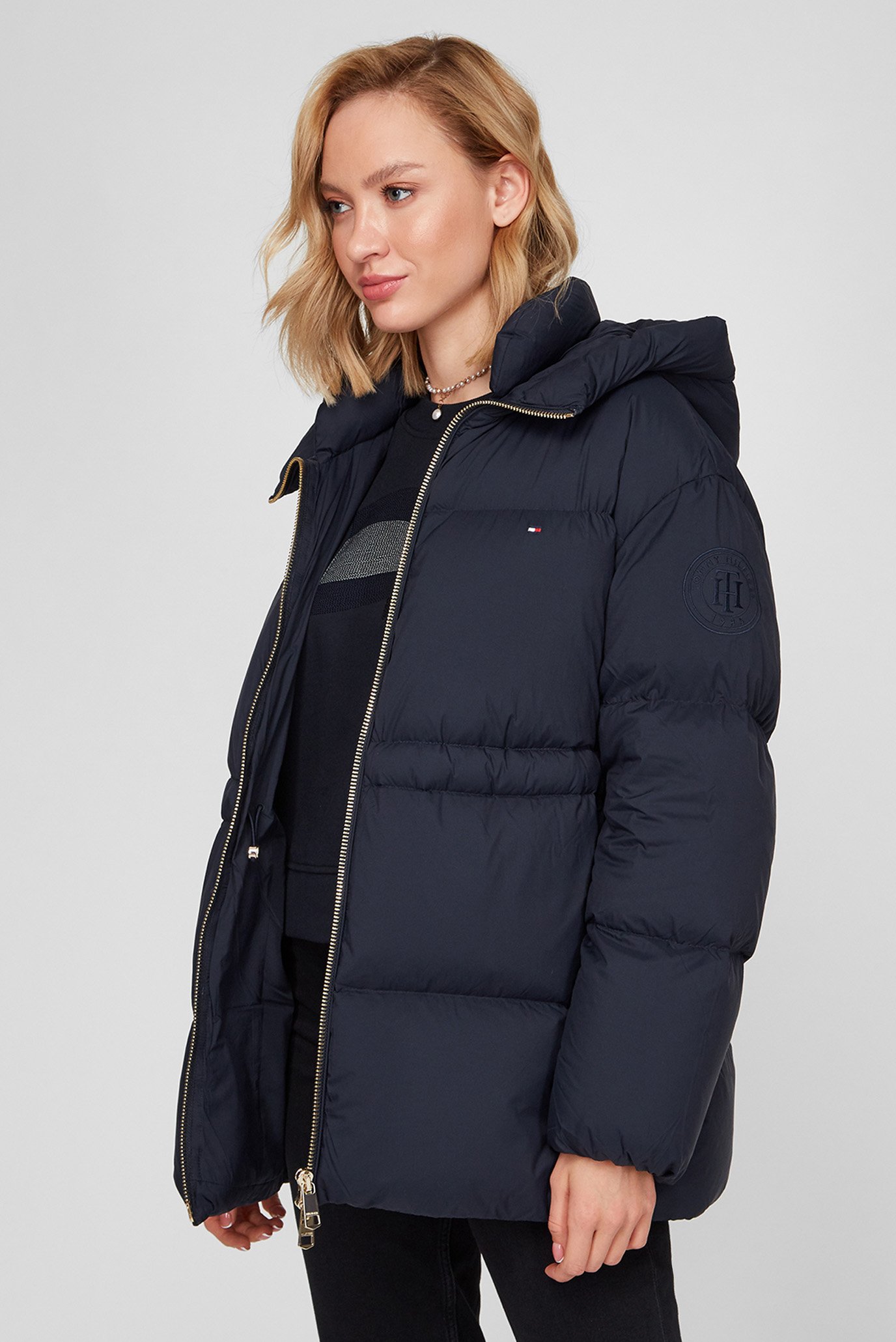 nylon puffer coat