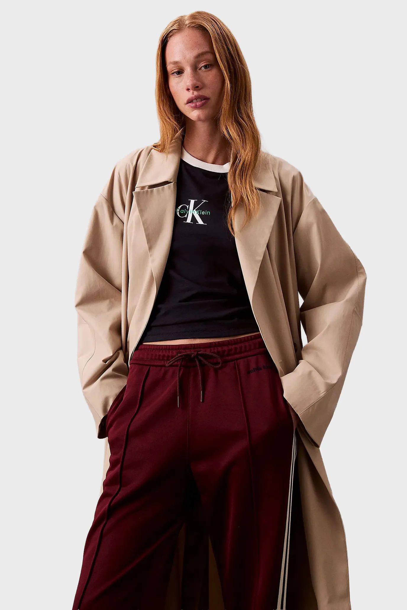 Жіночі бордові спортивні штани HGH SHN FRNCH TRRY T 6