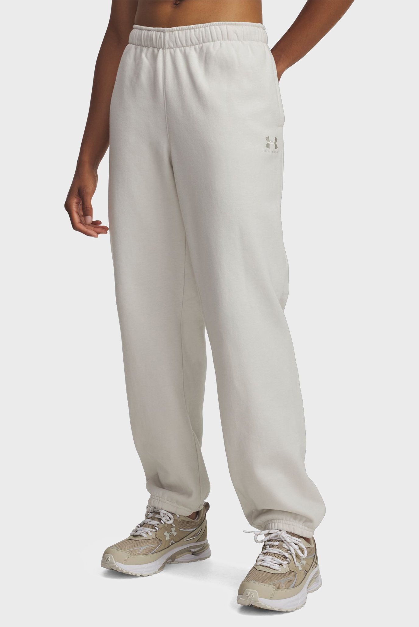 Женские белые спортивные брюки UA Icon Vida Flc Jogger Белый XS Under Armour 6003676-110 Женские белые спортивные брюки UA Icon Vida Flc Jogger Белый XS Under Armour 6003676-110