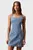 Женское голубое джинсовое платье SCOOP NECK