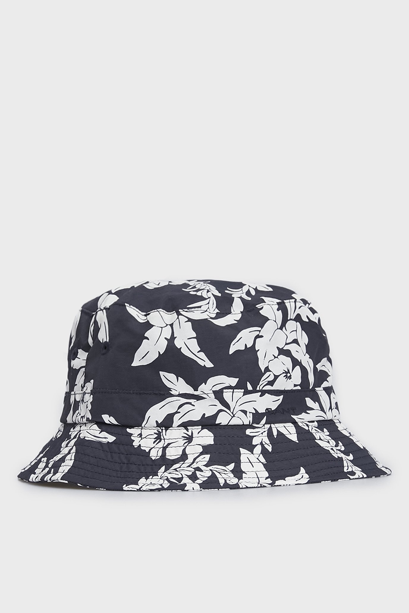 Мужская темно-синяя панама с узором PALM LEI PRINTED BUCKET HAT 1