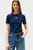 Жіноча темно-синя футболка STAMP LOGO SLIM C-NK SS