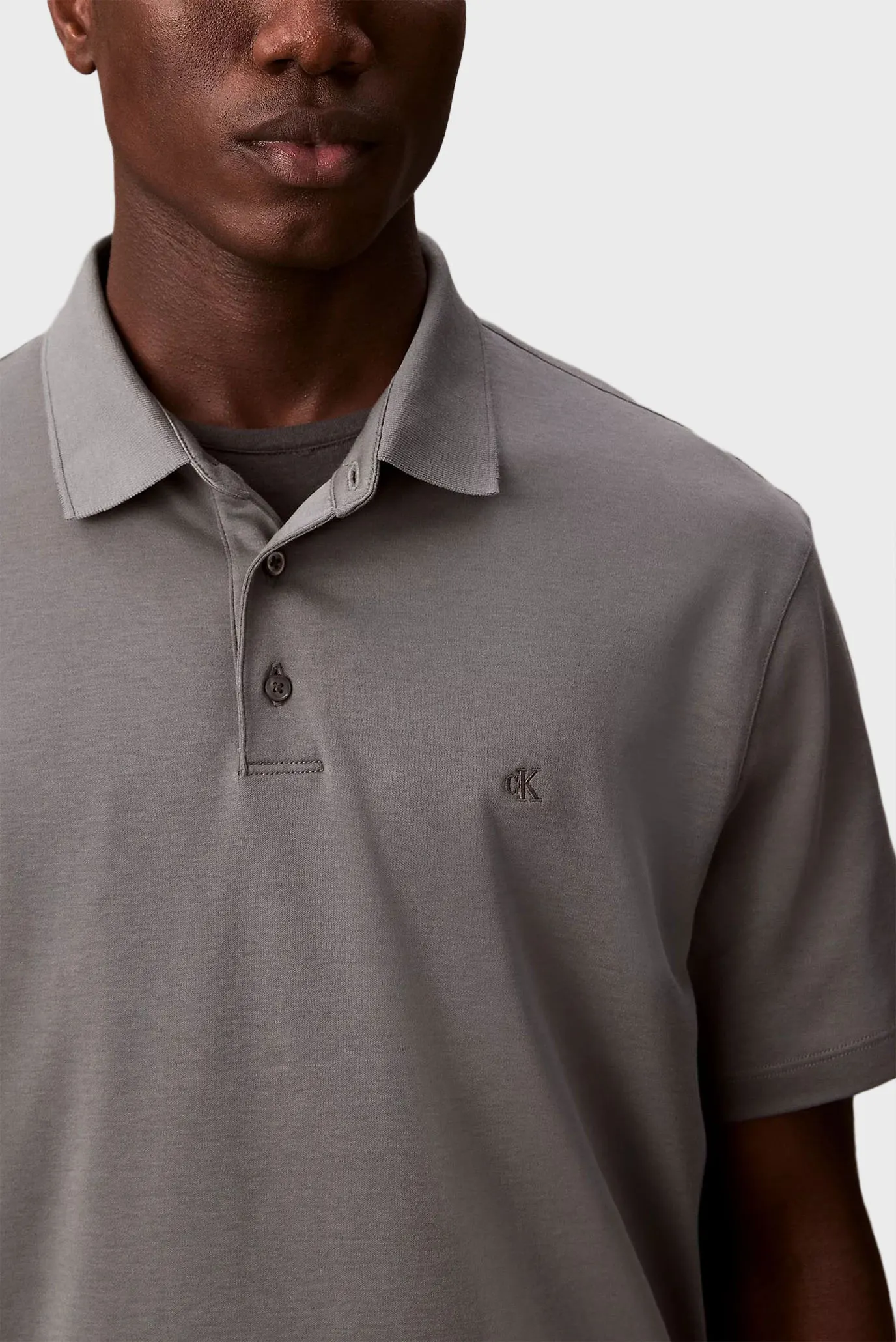 Чоловіче сіре поло SUPIMA 5