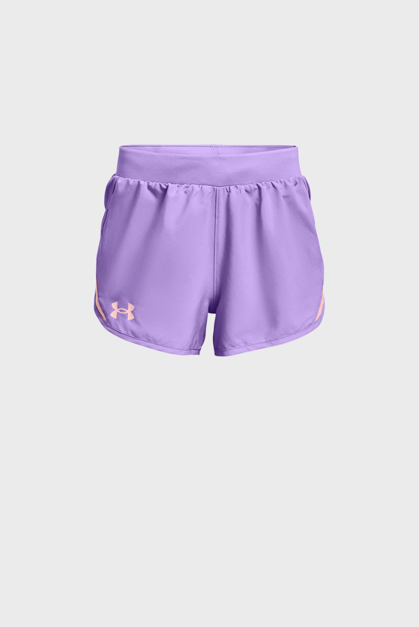 Детские фиолетовые шорты UA Fly By Short 1