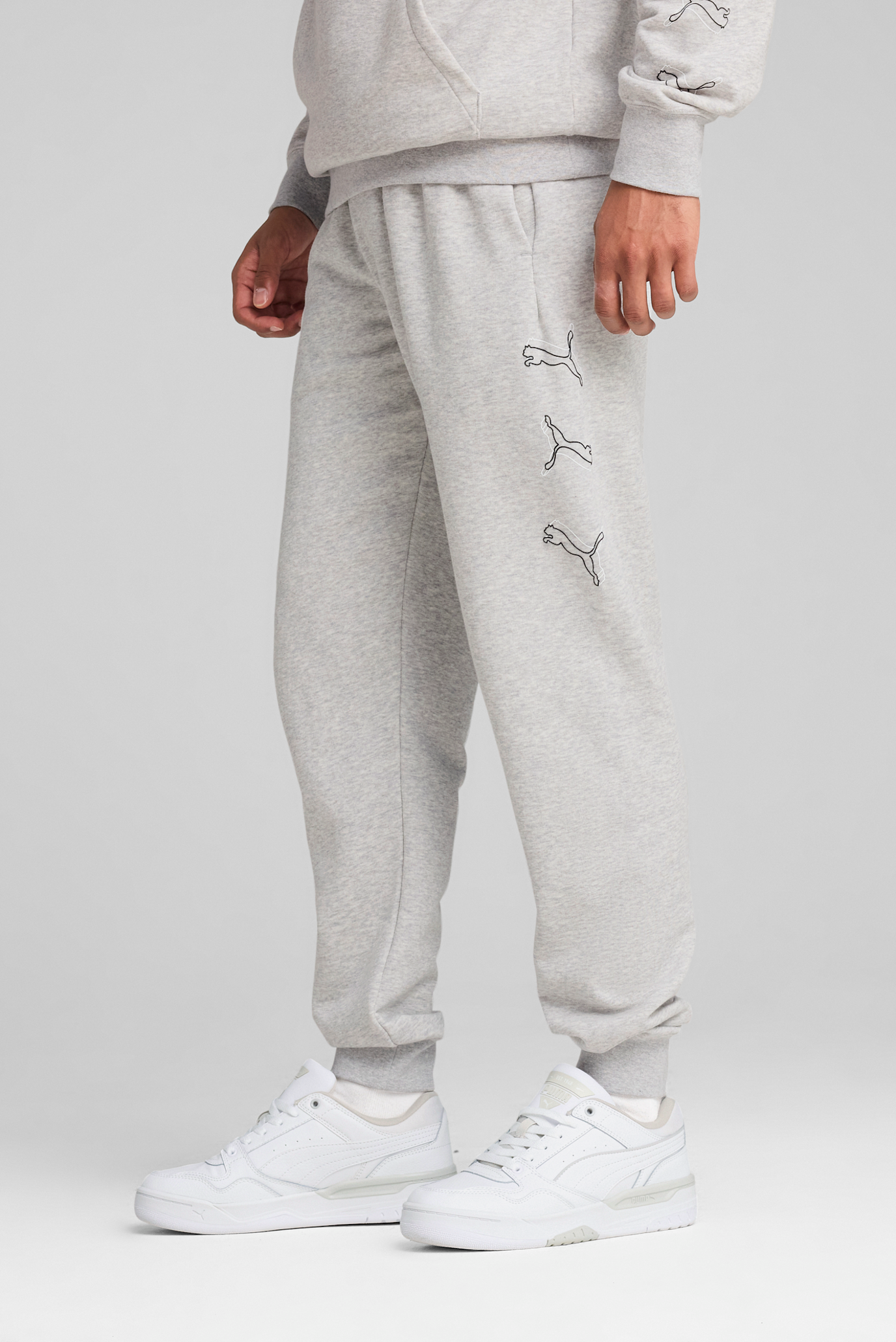 Мужские светло-серые спортивные брюки Essentials Logo Lab Execution Sweatpants Men 1