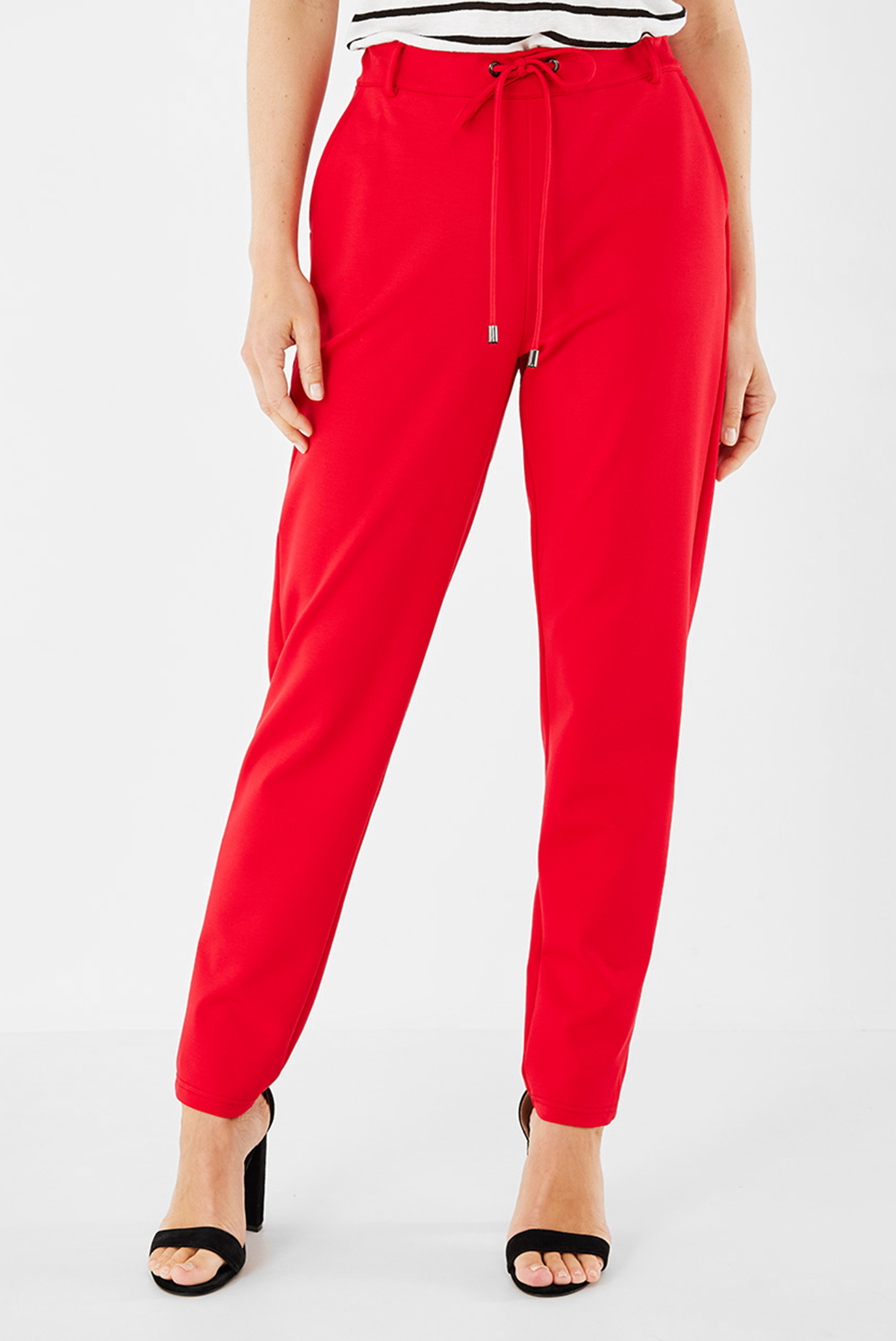 Женские красные брюки EVE 1