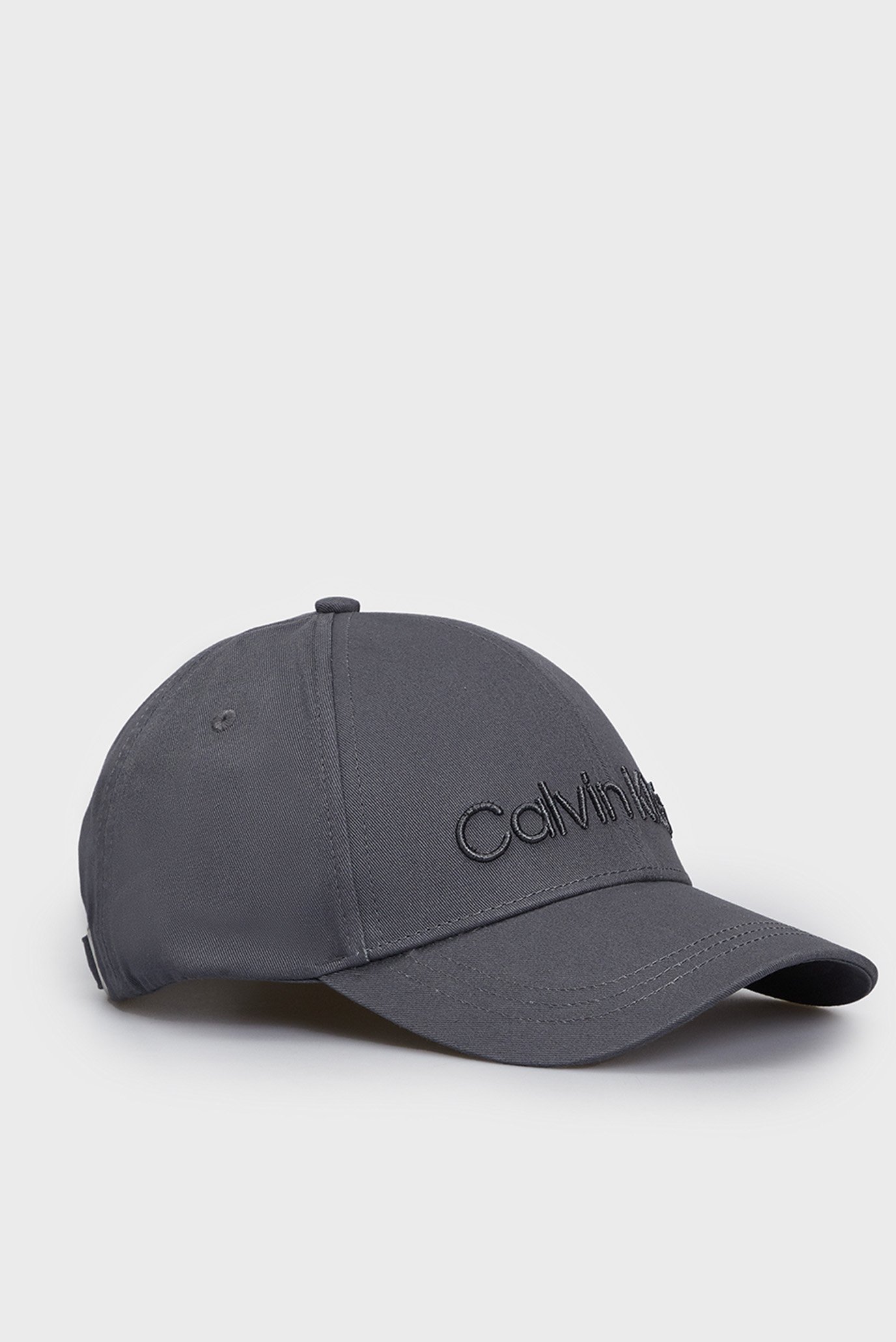 Мужская темно-серая кепка CALVIN EMBROIDERY BB CAP 1