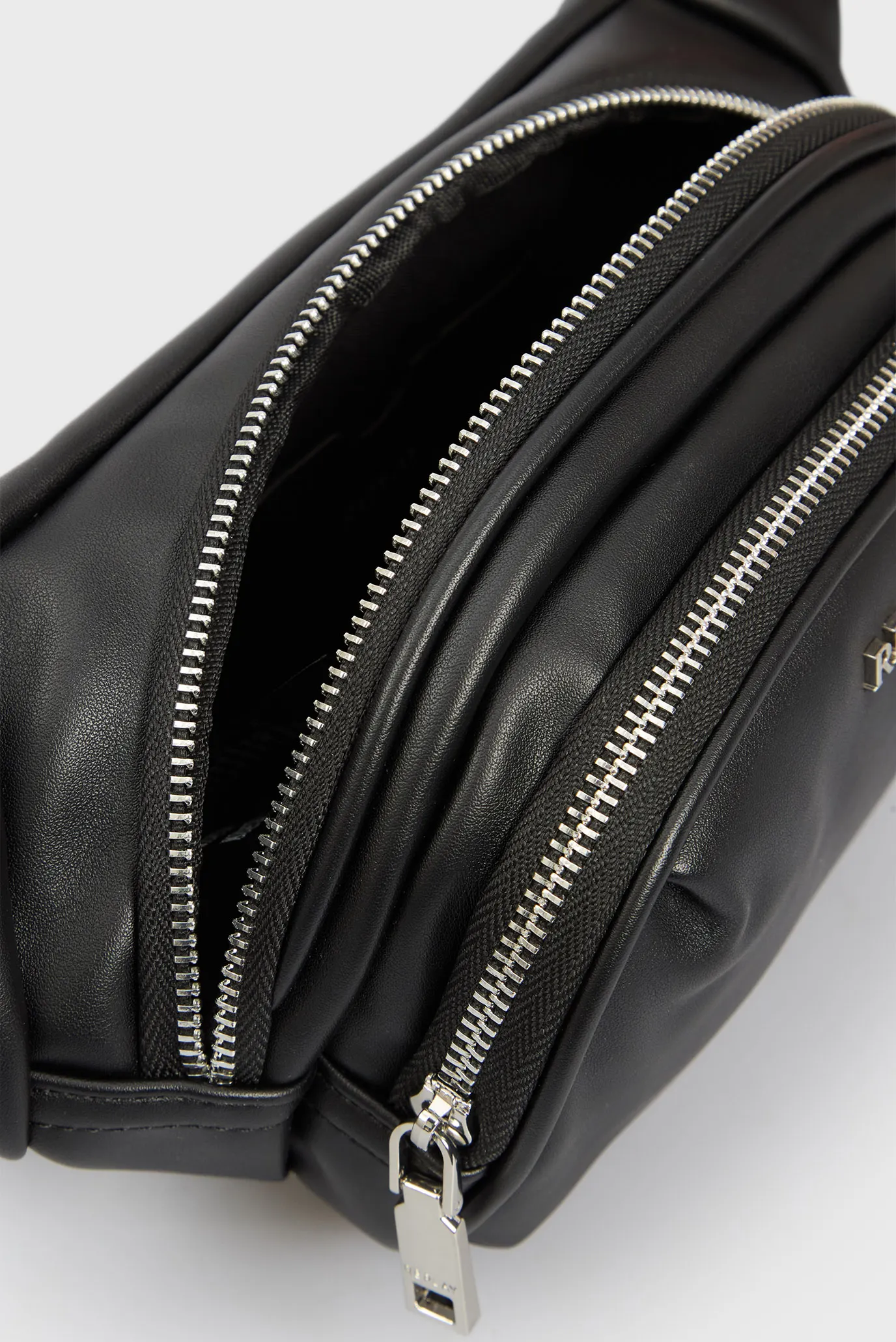 Жіноча чорна поясна сумка 2