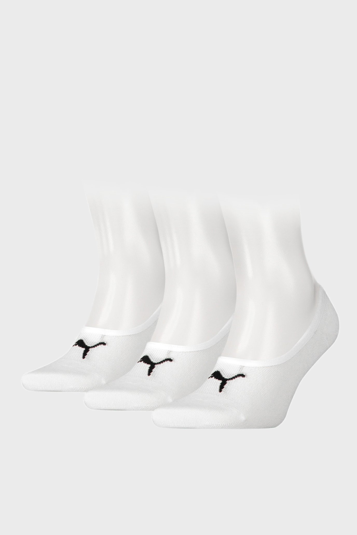 Белые носки (3 пары) PUMA FOOTIE 1