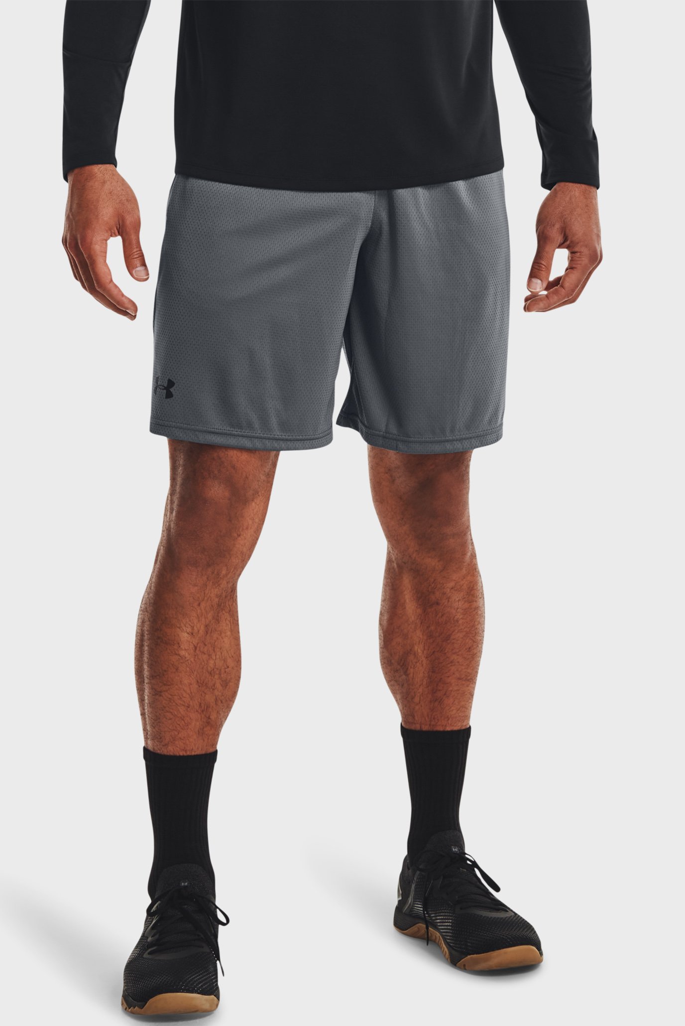 Чоловічі сірі шорти UA Tech Mesh Shorts 1
