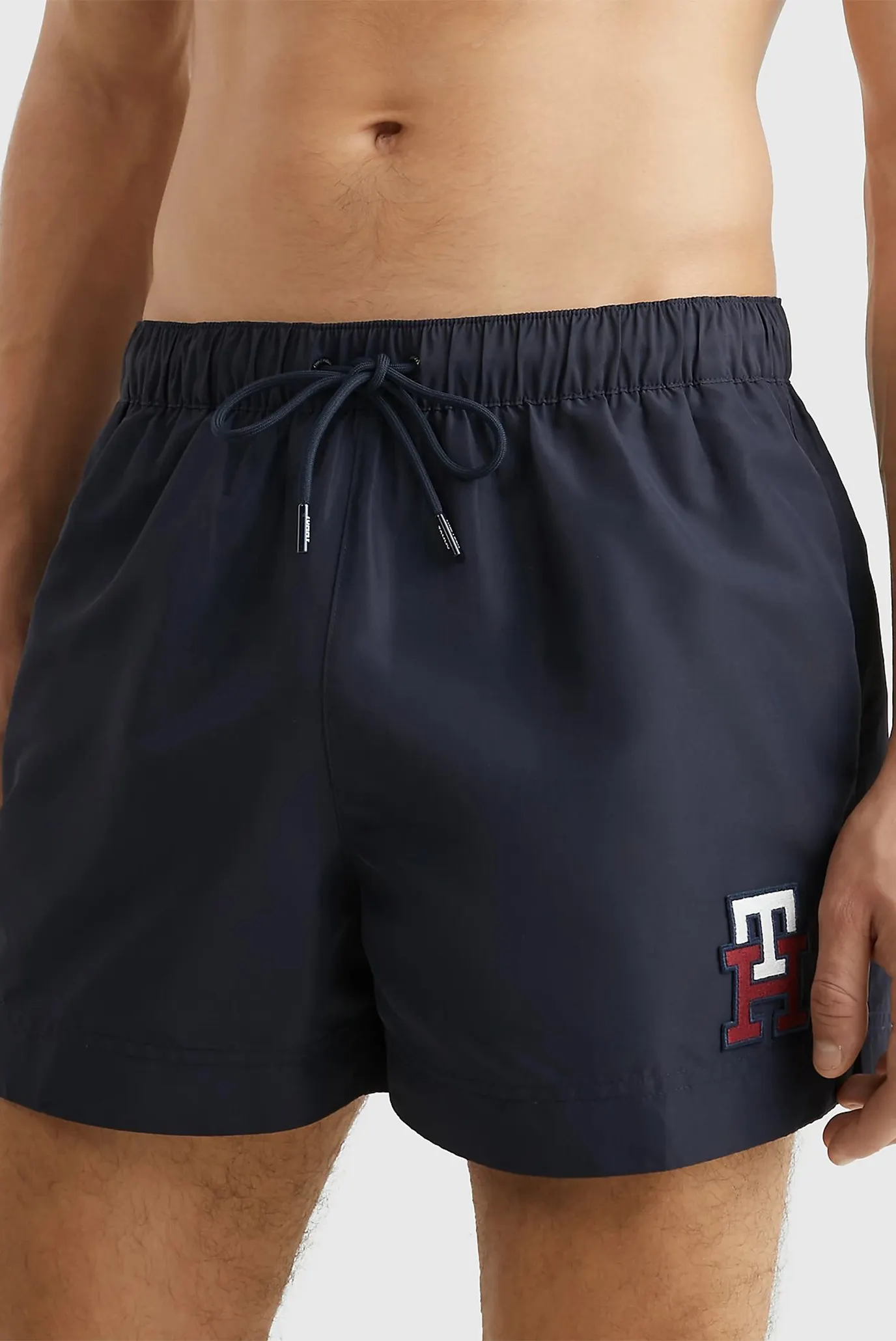 Мужские темно-синие плавательные шорты SF Синий S Tommy Hilfiger UM0UM02733