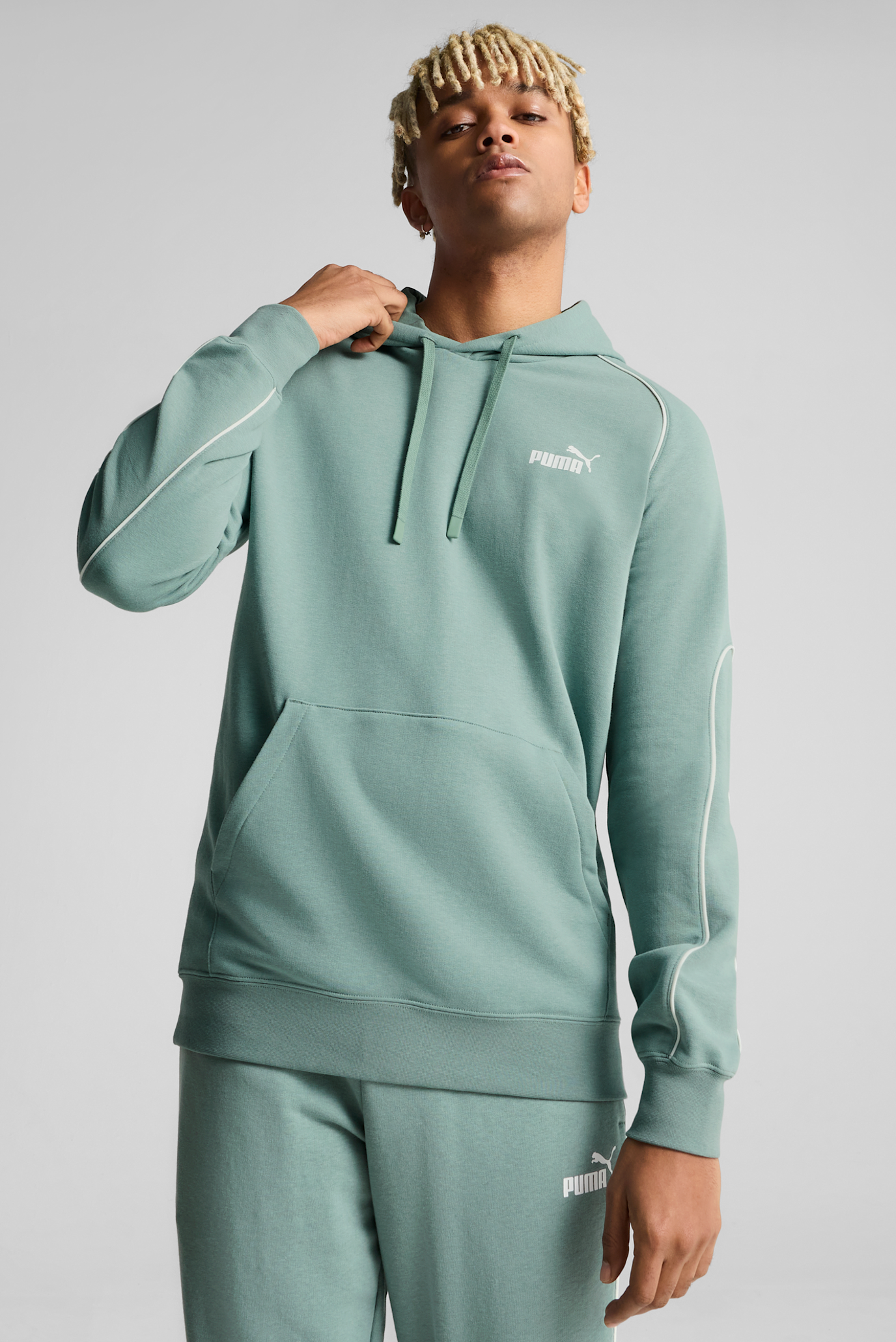 Мужское мятное худи PUMA Sport Hoodie Men 1