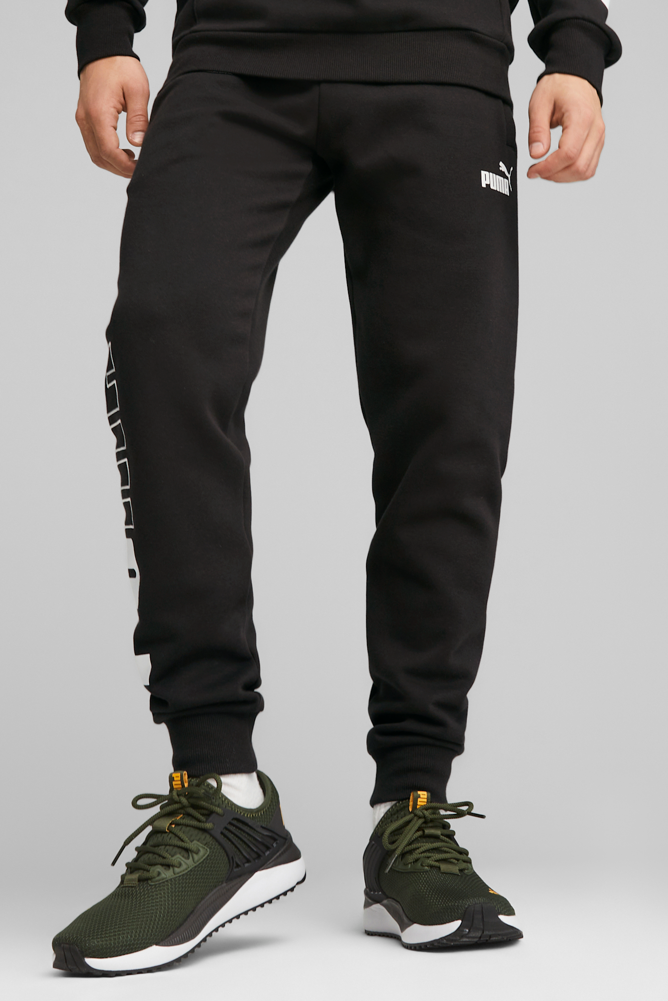 Мужские черные спортивные брюки PUMA POWER Men's Sweatpants 1