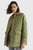Женская оливковая куртка QUILTED  SORONA SHORT SHACKET