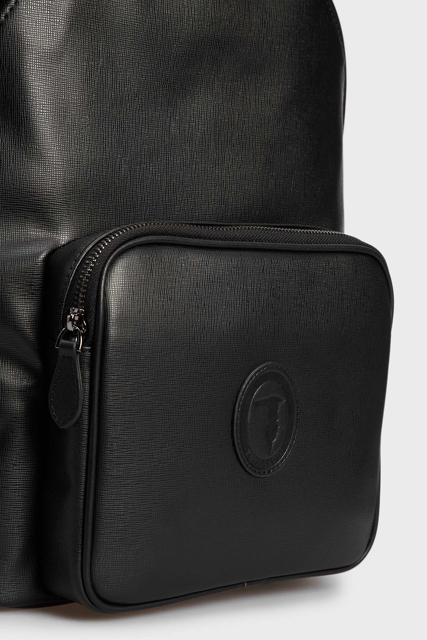 Мужской черный рюкзак Trussardi Jeans 9Y099999/71B00244 — MD