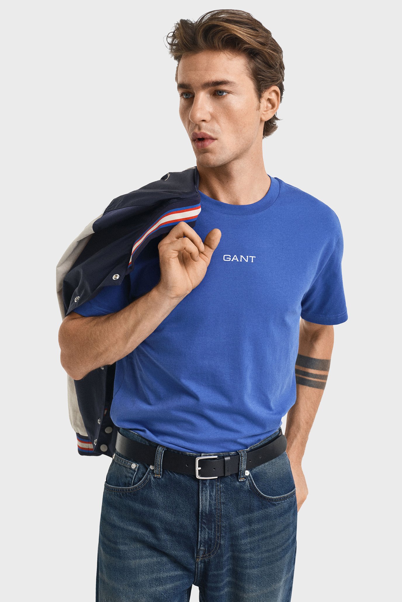 Мужская синяя футболка GRAPHIC Синий XXL Gant 2003308 Мужская синяя футболка GRAPHIC Синий XXL Gant 2003308