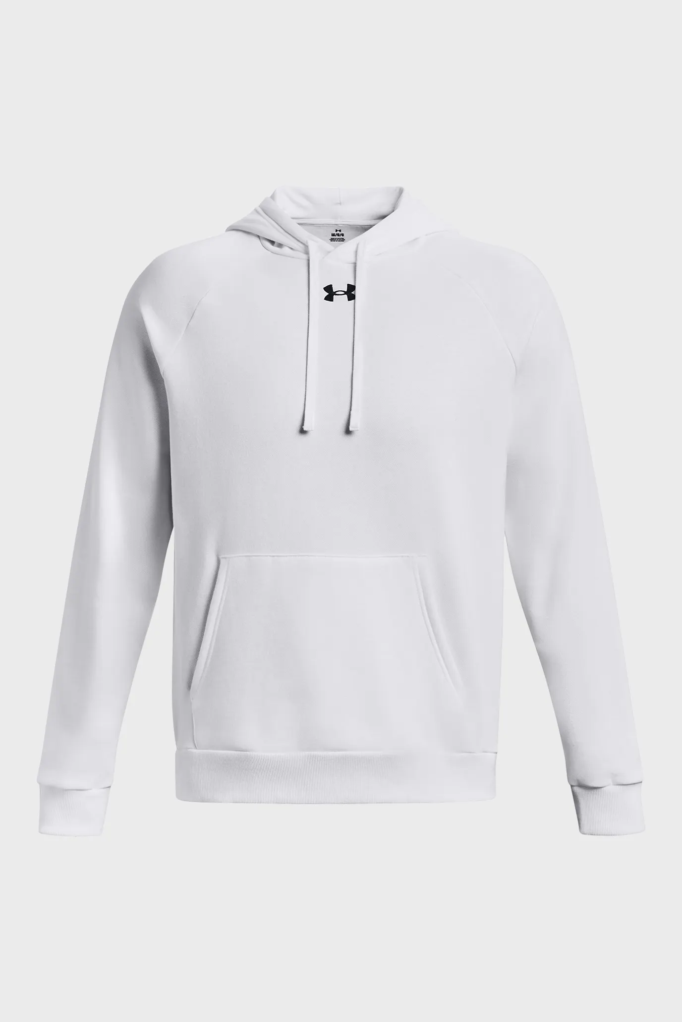 Чоловіче біле худі UA Rival Fleece Hoodie 5