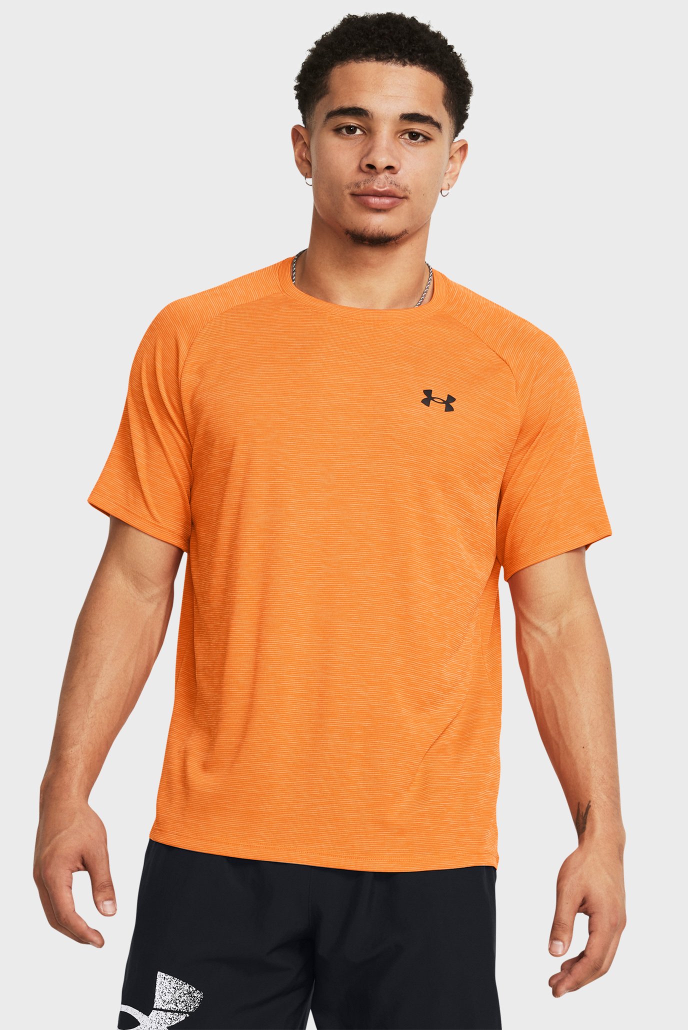 Чоловіча помаранчева футболка UA Tech Textured SS 1