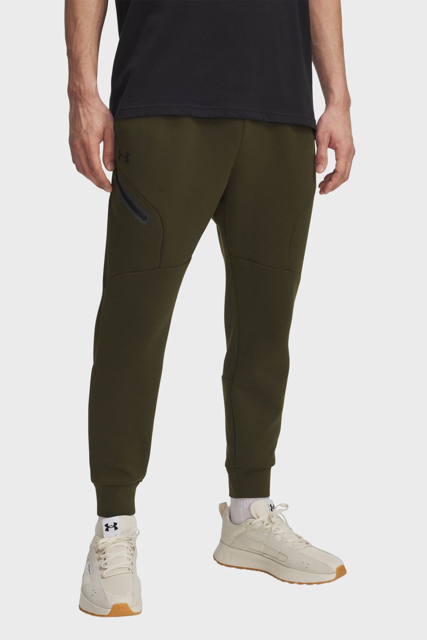 Мужские оливковые спортивные брюки UA Unstoppable Flc Jgr EU Оливковый XL Tall Under Armour 1389353-308 Мужские оливковые спортивные брюки UA Unstoppable Flc Jgr EU Оливковый XL Tall Under Armour 1389353-308