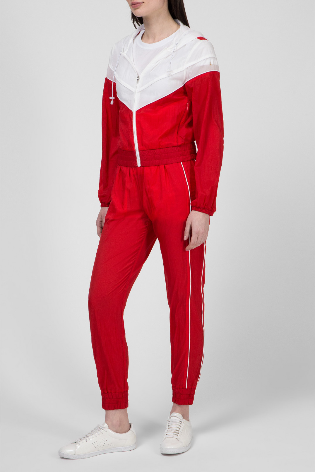Женский красный спортивный костюм (кофта, брюки) 1