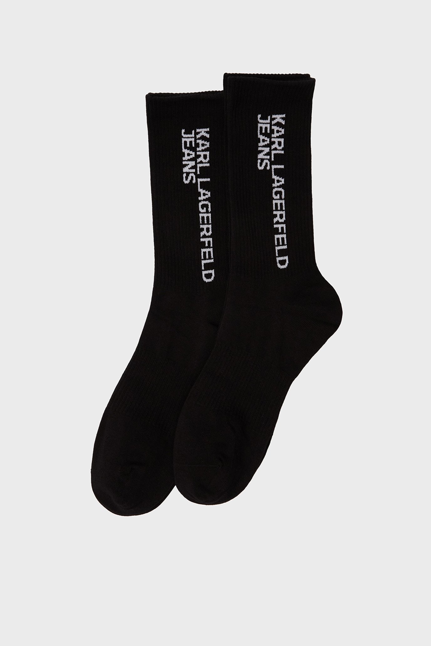 Жіночі чорні шкарпетки (2 пари) essential logo socks set 1