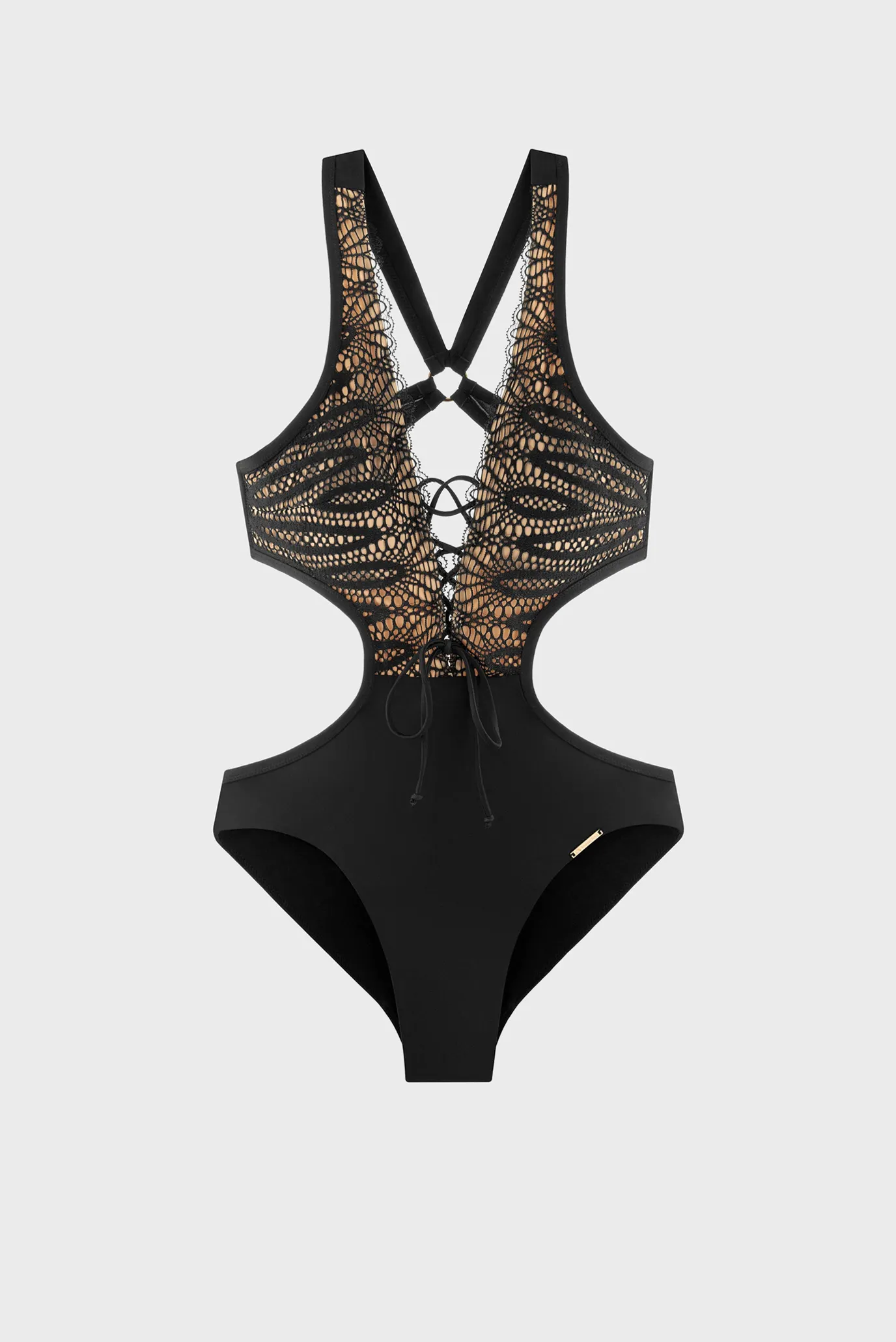 Женский черный купальник 3