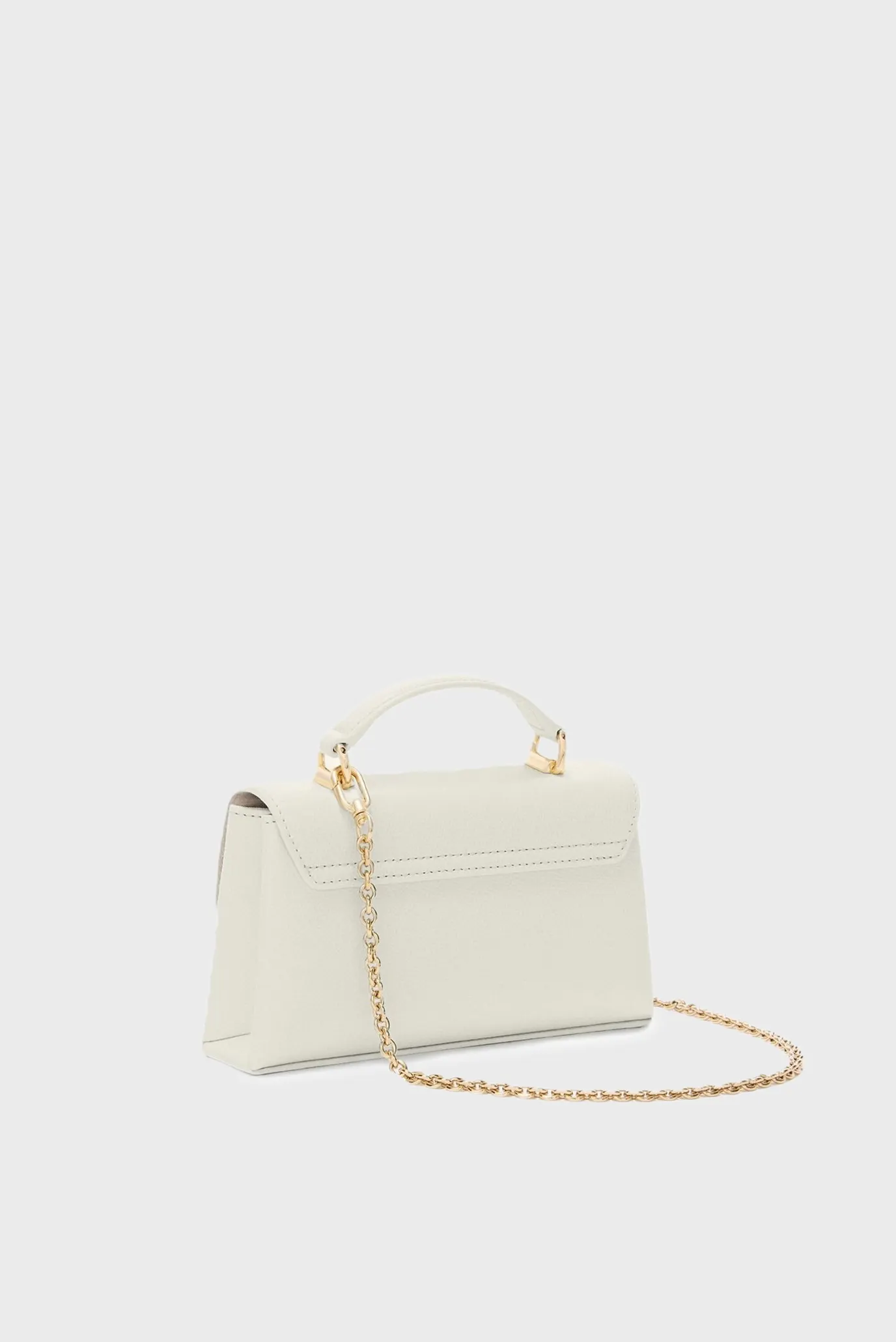 Женская белая кожаная сумка 3