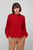 Жіночий червоний вовняний светр