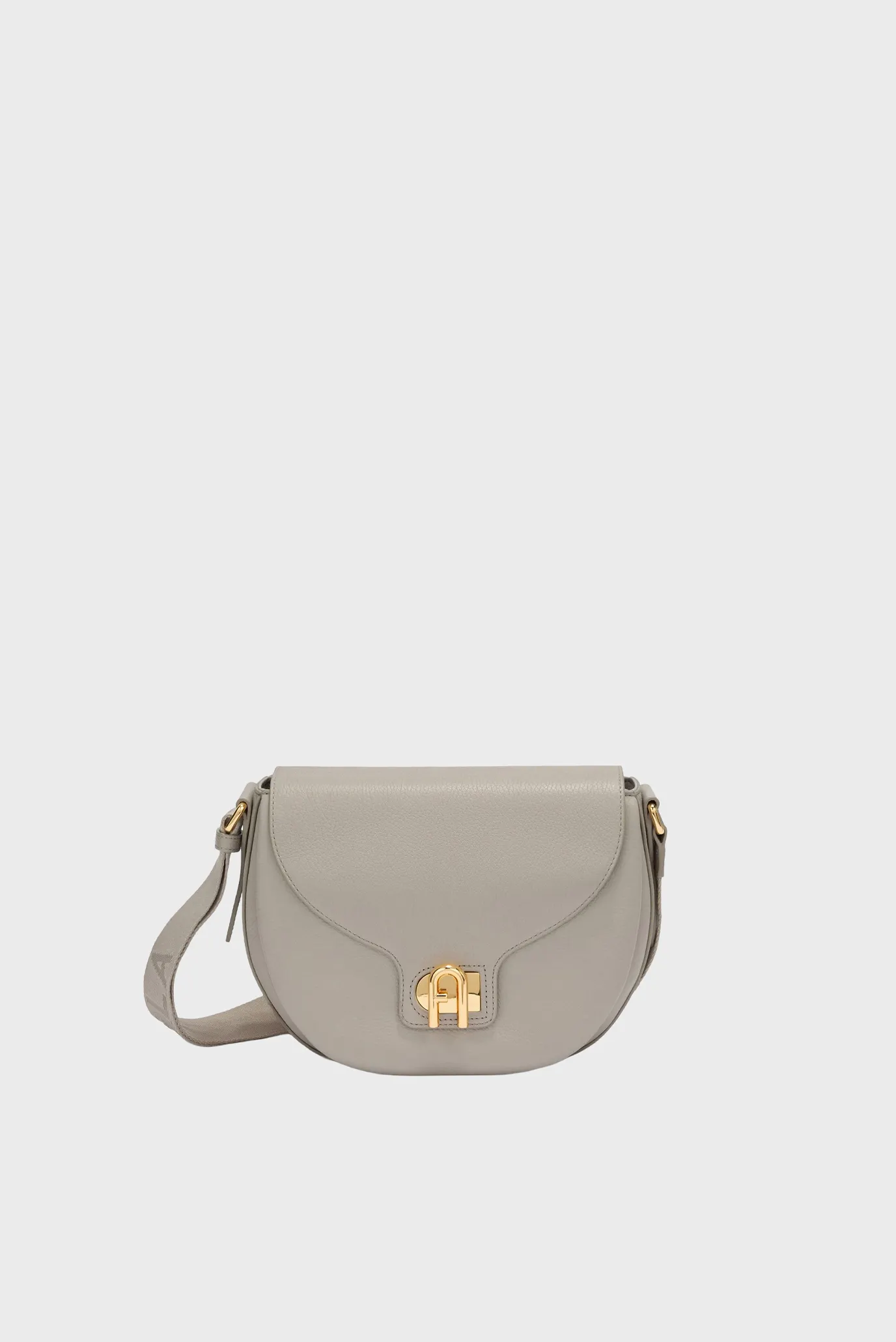 Женская серая кожаная сумка 1