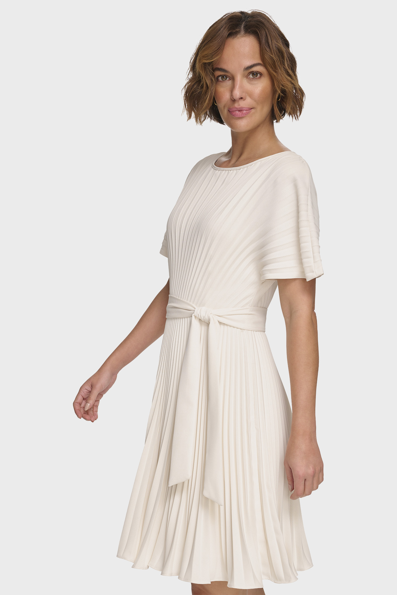 Женское белое платье Белый 8 DKNY DD3J3452_EGS Женское белое платье Белый 8 DKNY DD3J3452_EGS