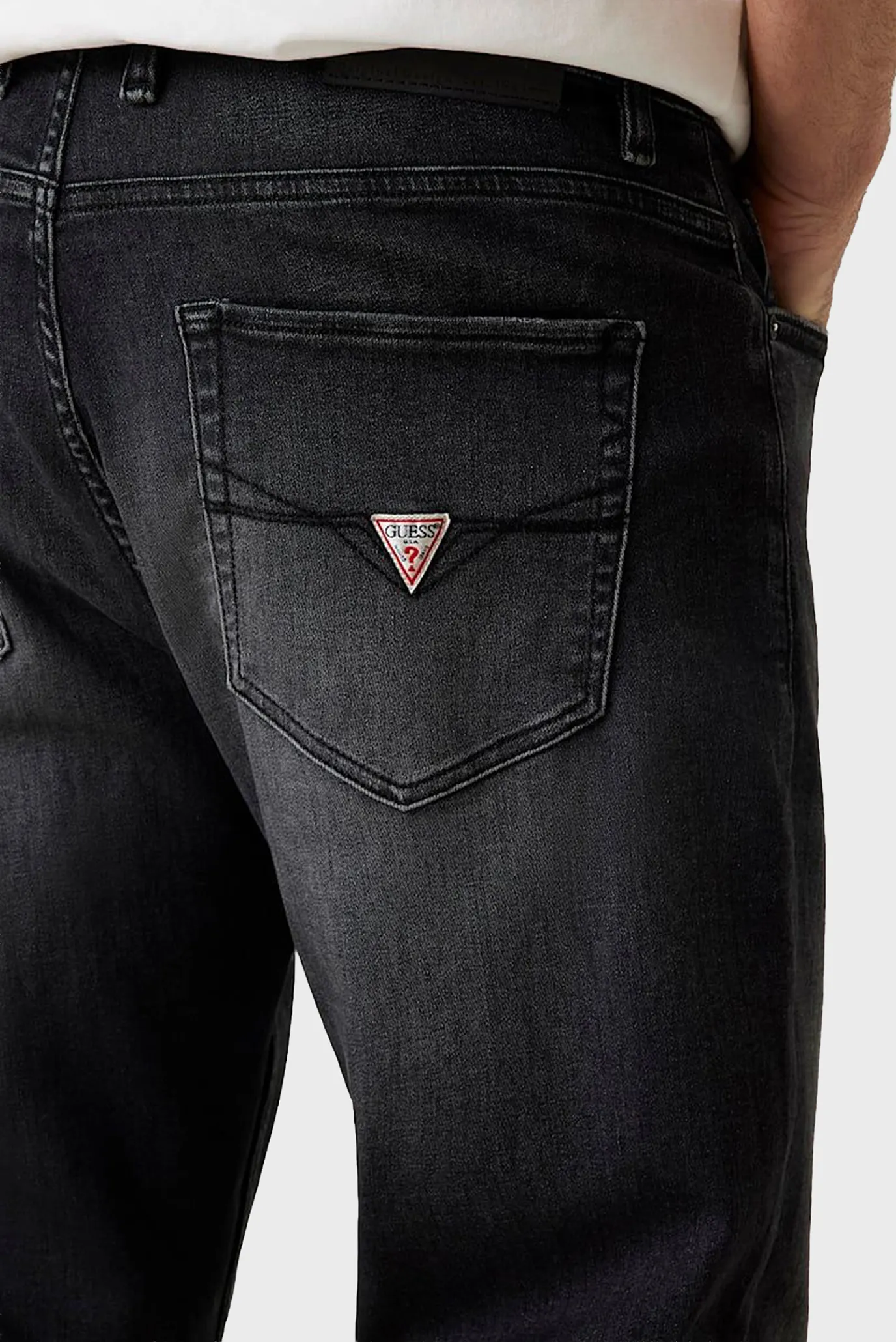 Мужские черные джинсы 4