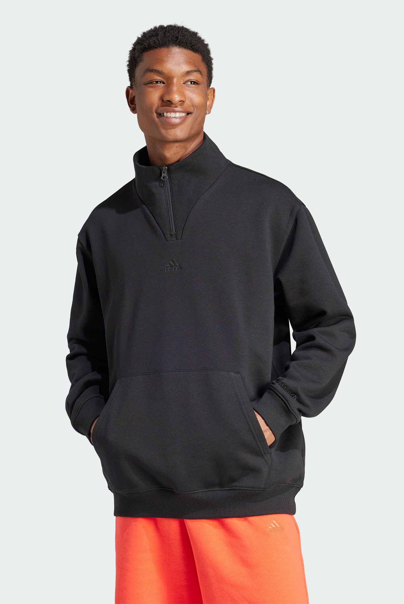 Adidas fleece sweater best sale