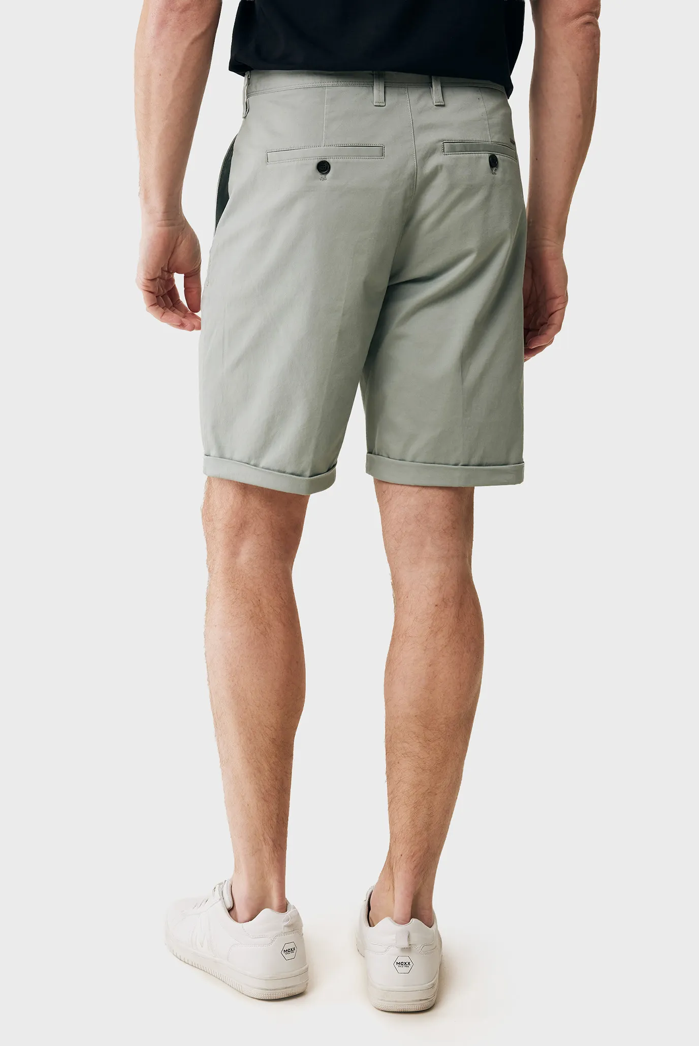 Мужские оливковые шорты CRAIG Garment dye chino shorts 3