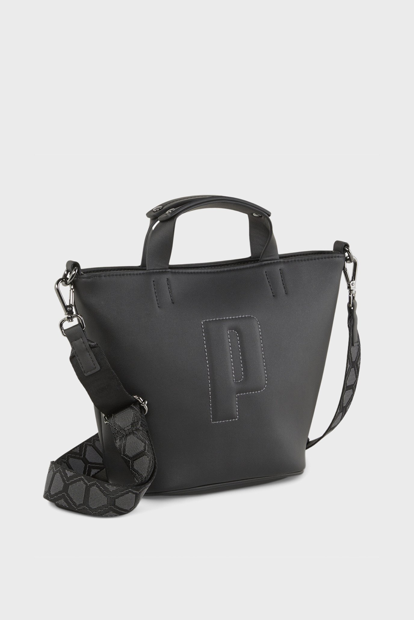 Женская черная сумка PUMA Sense Mini Shopper Bag 1