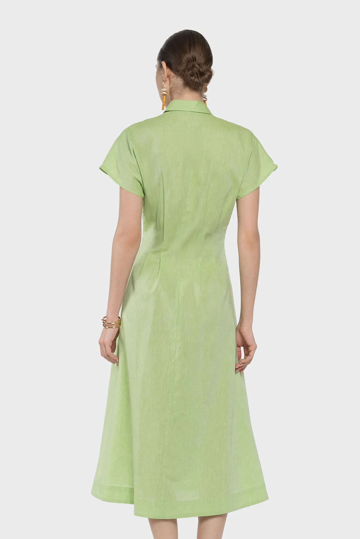 Жіноча салатова сукня 4