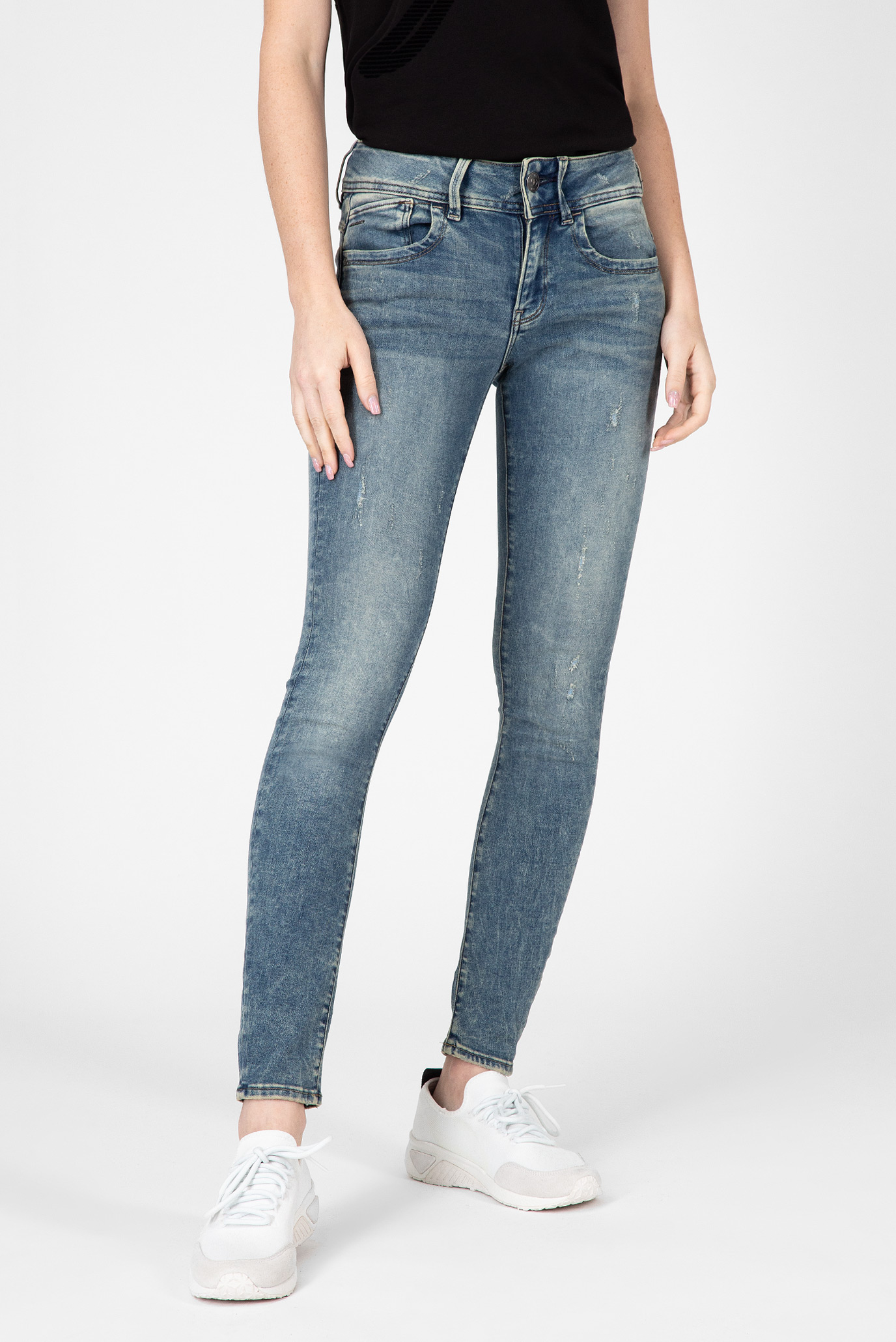 Жіночі сині джинси Lynn Mid Skinny 1